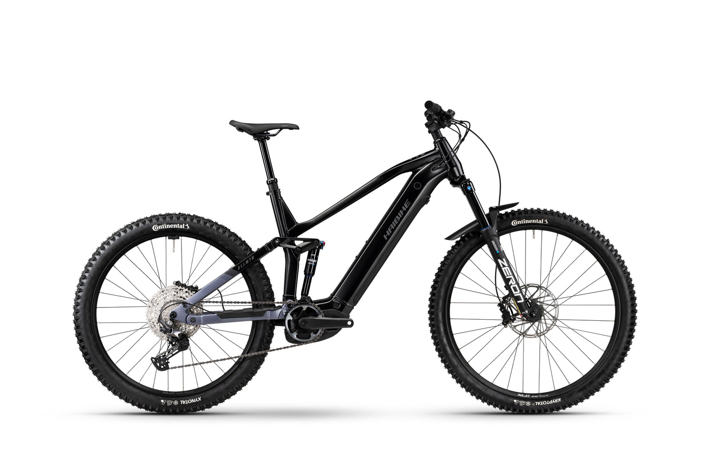HAIBIKE ALLMTN 2- Black/indigo Full Suspension E-MTB