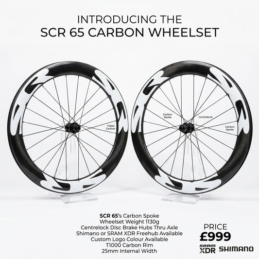 SCR 65MM carbon spoke race day wheelset