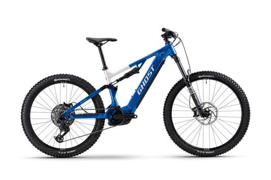 GHOST E-ASX UNIVERSAL HIGH- Blue/white E-MTB Full Suspension