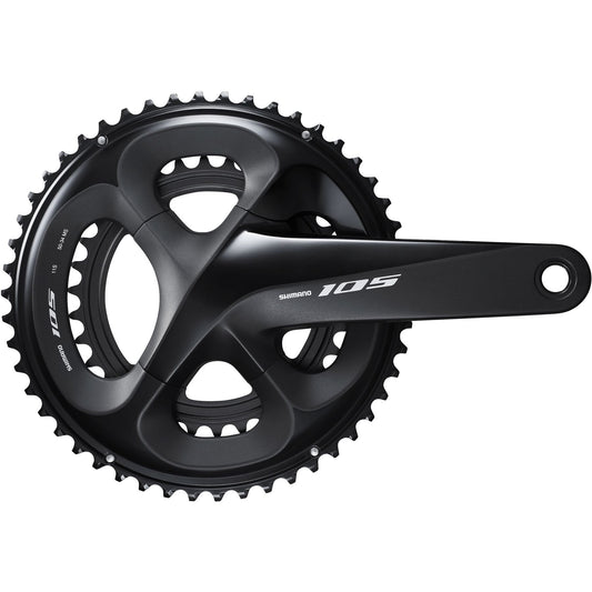 Shimano FC-R7000 105 double chainset, HollowTech II 172.5 mm 50 / 34T, black