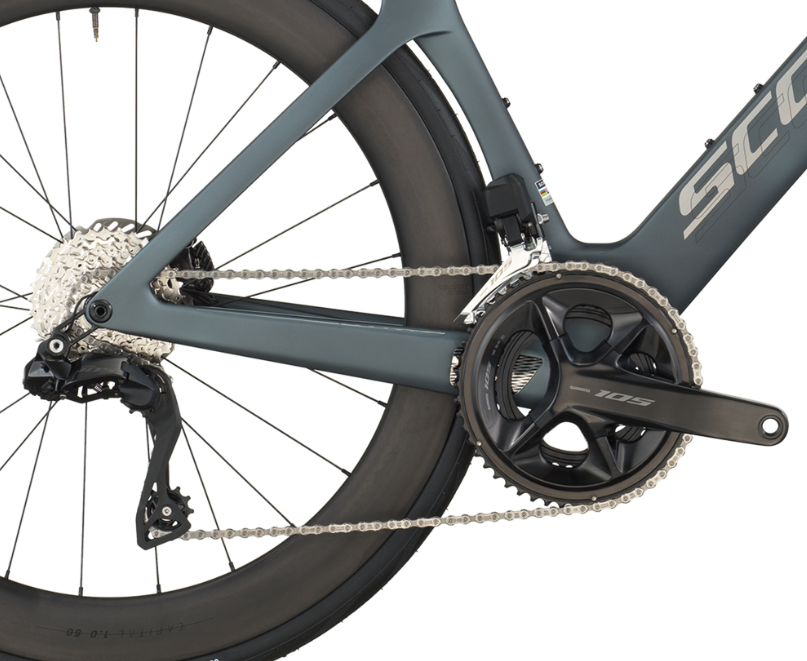 SCOTT Foil RC 20 Carbon Road Bike (Grey)